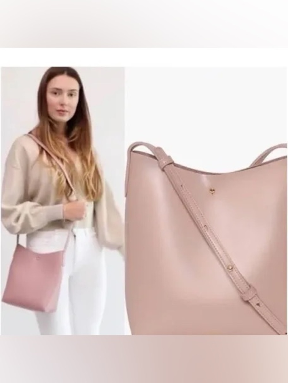 Anthropologie Samara Minimalist Pink Bag - Picture 12 of 12